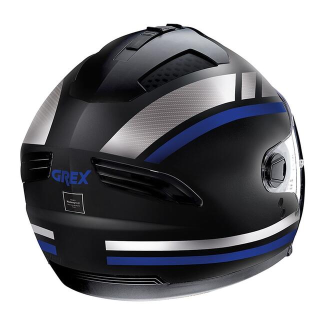 Caschi Modulari Nero/blu Grex